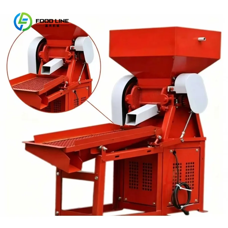 Customized Power Engine Driven Coffee Bean Dehulling Machine Durable Carbon Steel Wet Bean Peeling Pulper 1 Year Warranty High