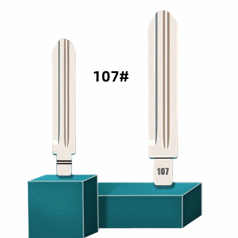 

50Pcs 107# Original Metal Blank Uncut Remote Key Blade For 2012 Hyundai Elantra