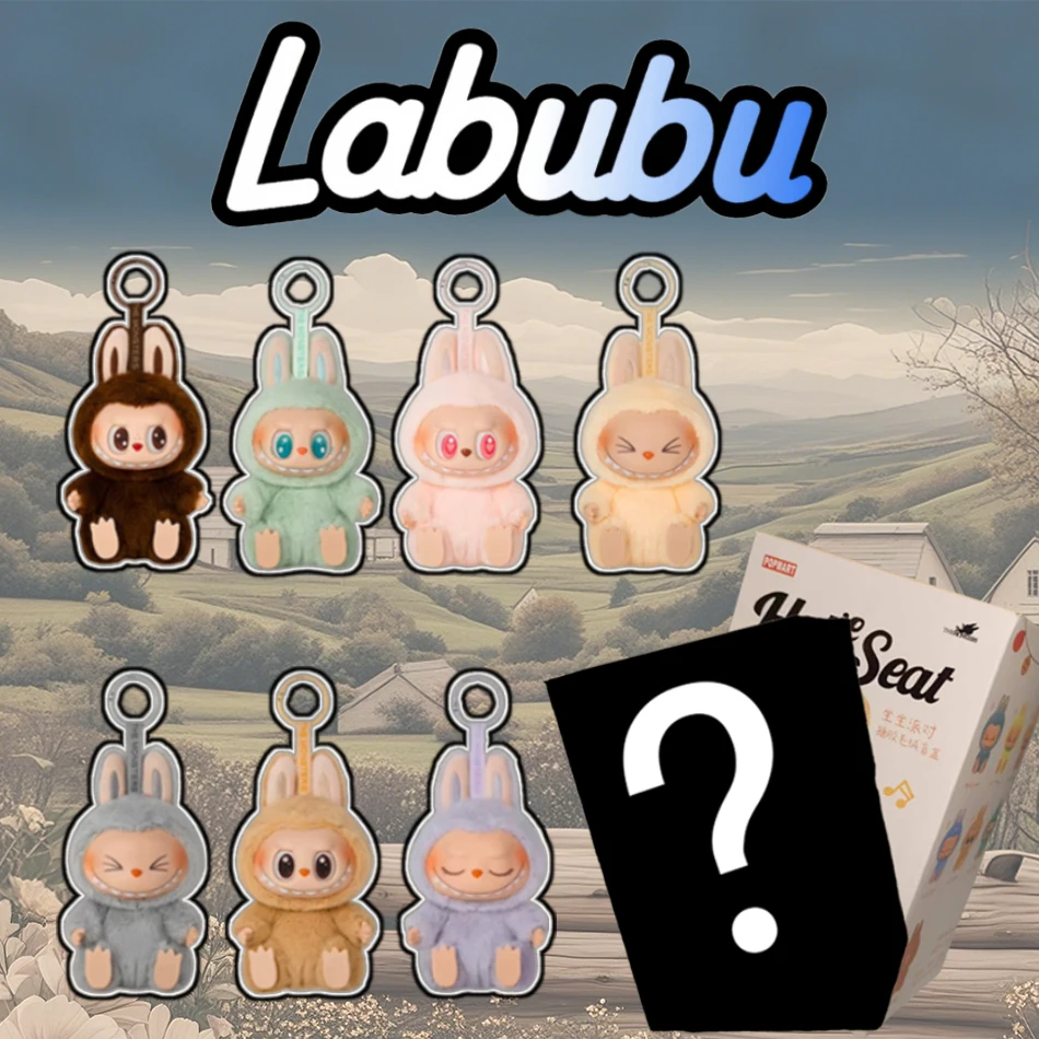 

Hot Labubu The Monsters Have A Seat Series Blind Box Vinyl Plush Anime Figure Kawaii Mystery Surprise Box Cute Keychain Toy Gift