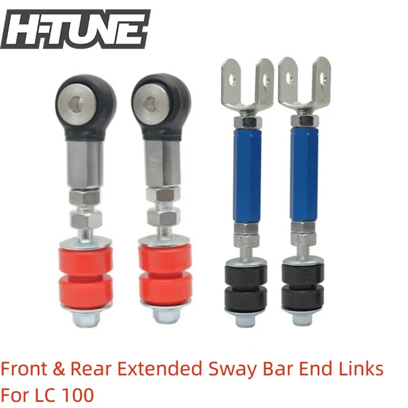 

Front & Rear Adjustable Extended Sway Bar End Links For Land Cruiser 100