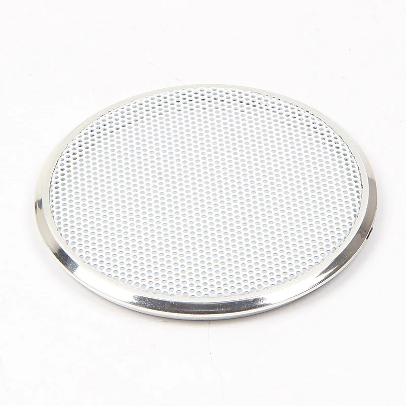 MW Audio, set van 2 luidsprekerroosters van 2"/2,5", zwart, met een elektrolytisch aangebrachte coating, zonder gaten, voor het aanpassen van de audio-installatie in de auto.