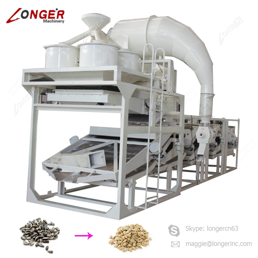 Good Quality Sunflower Seed Sheller Watermelon Seeds Husking Machine Pakistan Pine Nut Cracker Hemp Seeds Dehulling Machine