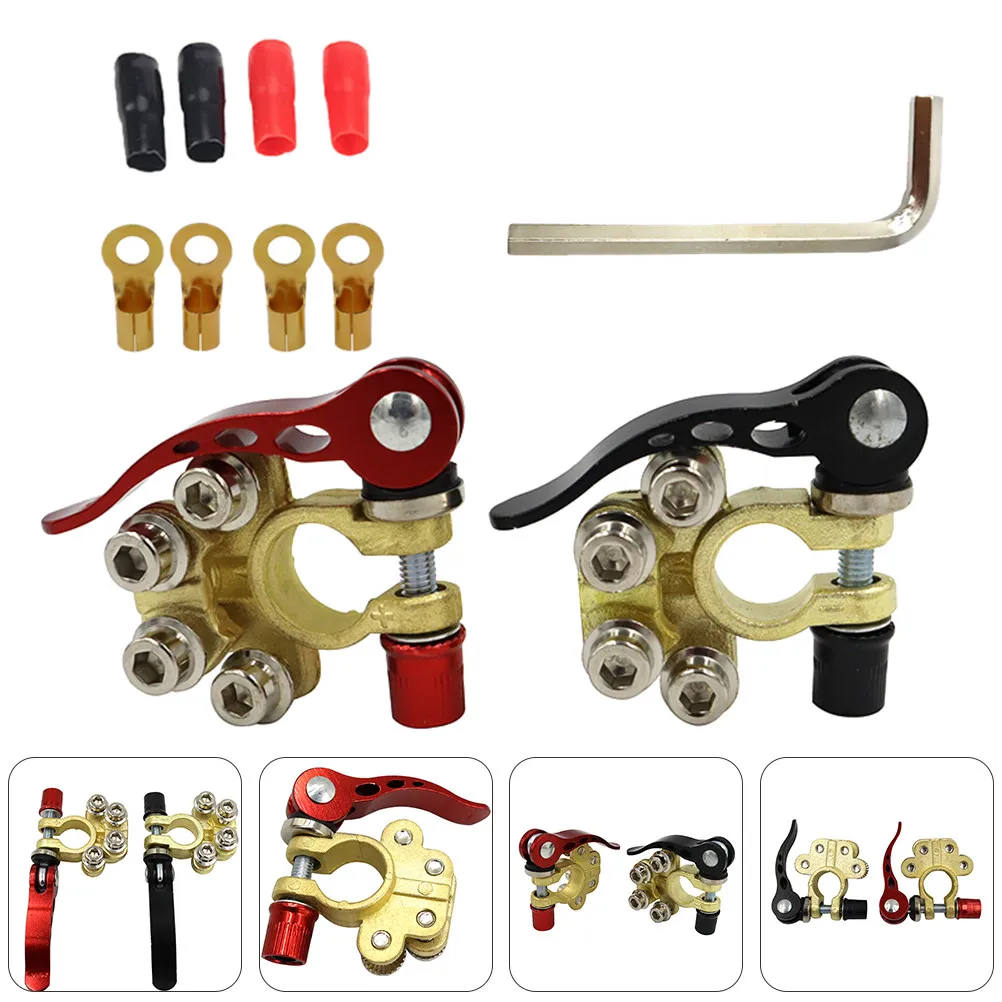 

Lead Connector Negative Truck Charging Terminals Adapter for Car Batteries Positive Battery Accessories