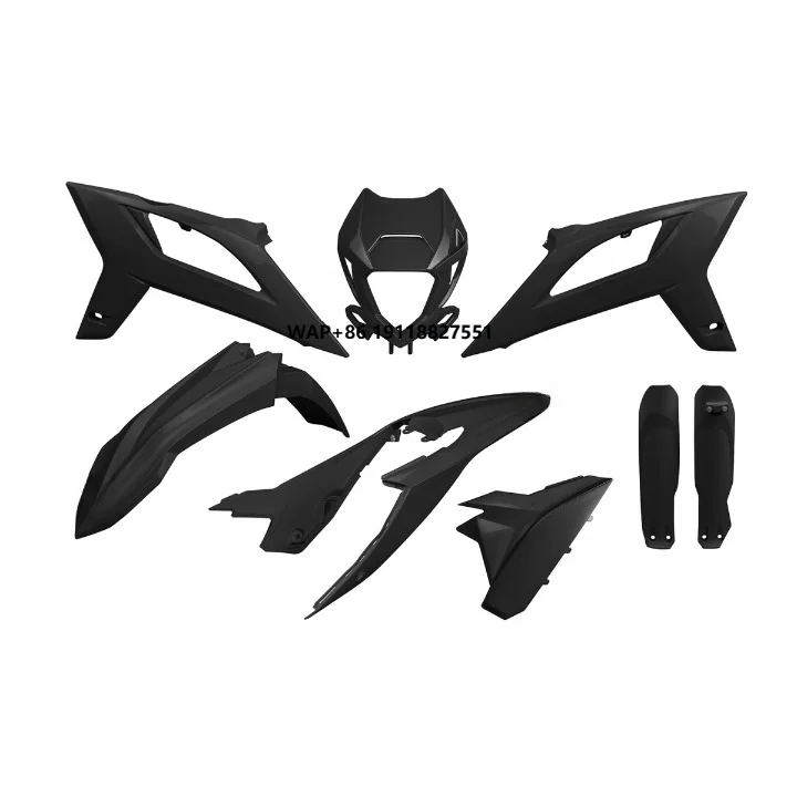 

2020-2022 Beta RR 350 Full Plastic Fairing Kit with Headlight Holder Black Color XFUN Brand Italy