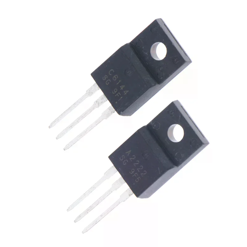 10pcs New 2SA2222 2SC6144 TO-220F 5pairs 5pcs A2222 + 5pcs C6144 TO-220