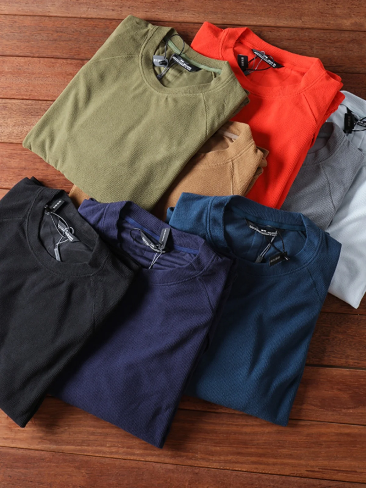 

Мужская уличная теплая футболка Fce Long Sve с рисунком птицы, легкая ткань, осень-зима, модная городская круглая футболка Ne