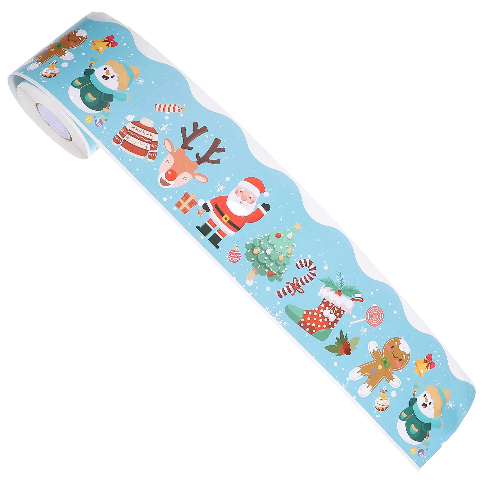 

1 Roll Decorative Border Trim for Bulletin Board Classroom Decor Border Paper DIY Craft Scrapbooking Wear-Resistant Bulletin