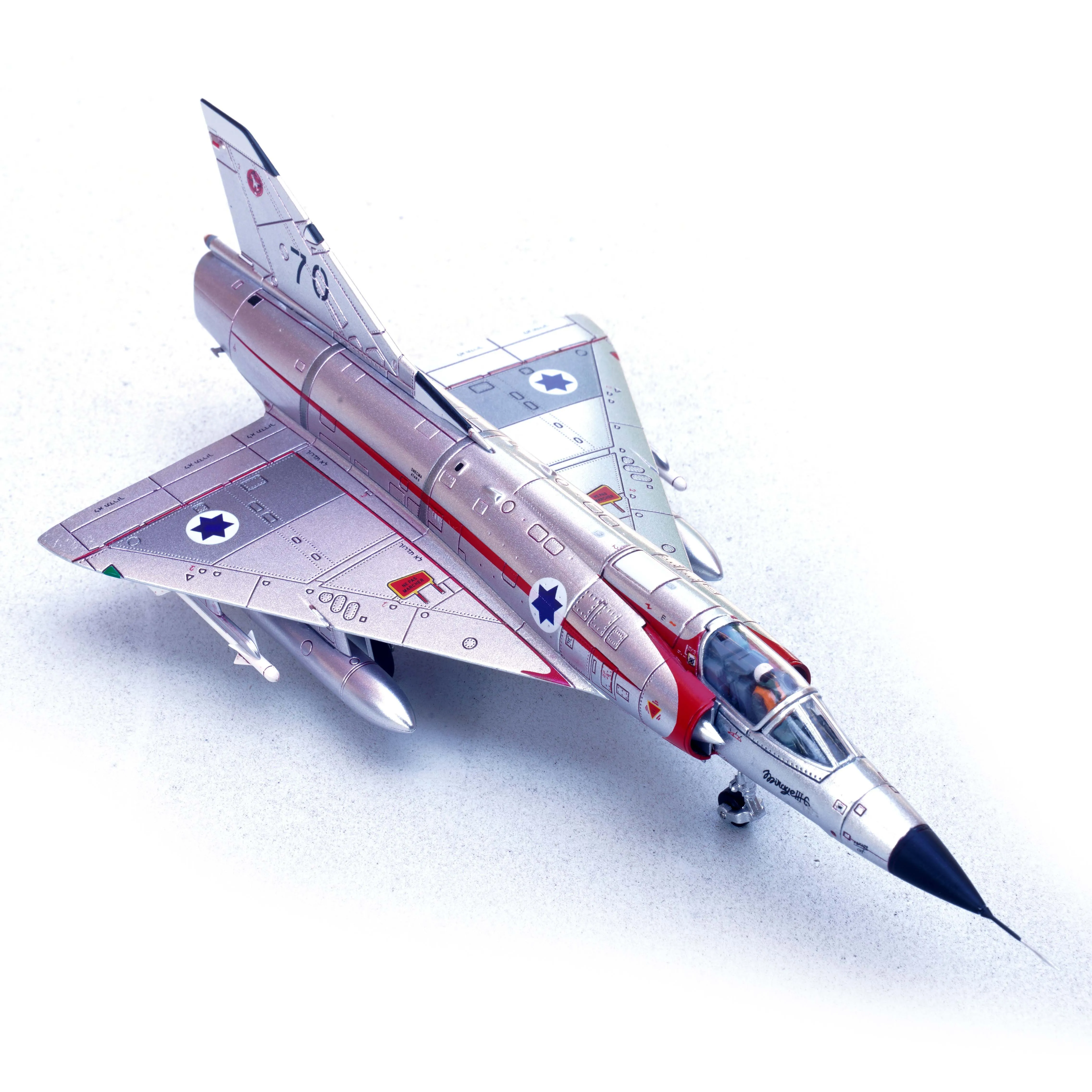 P14648PD 1/72 P- IIICJ fighter jet, Israel Air Force 117th Squadron 70 # static alloy aircraft model