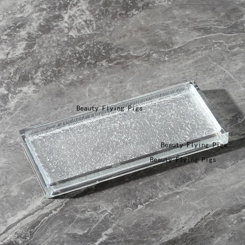 

1pc Resin Storage Tray Bathroom Storage Supplies Toiletry Storage Tray Home Accessories Desktop Key Tray Bathroom Products