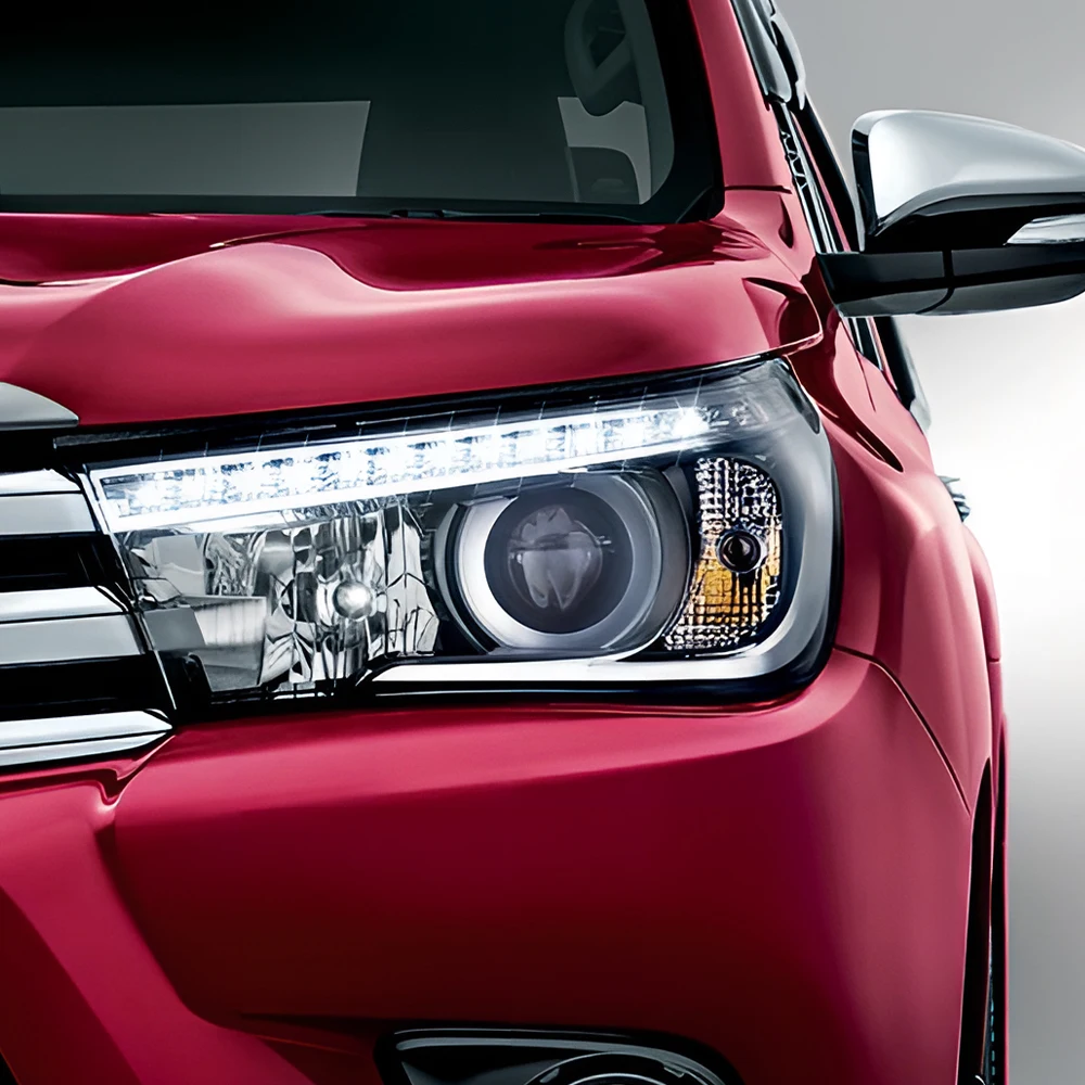Car Front lamps For Toyota Hilux Revo Vigo 2015-2021 New Upgrade LED Angel eyes Daytime Light High Quality Hot Sale Accessories