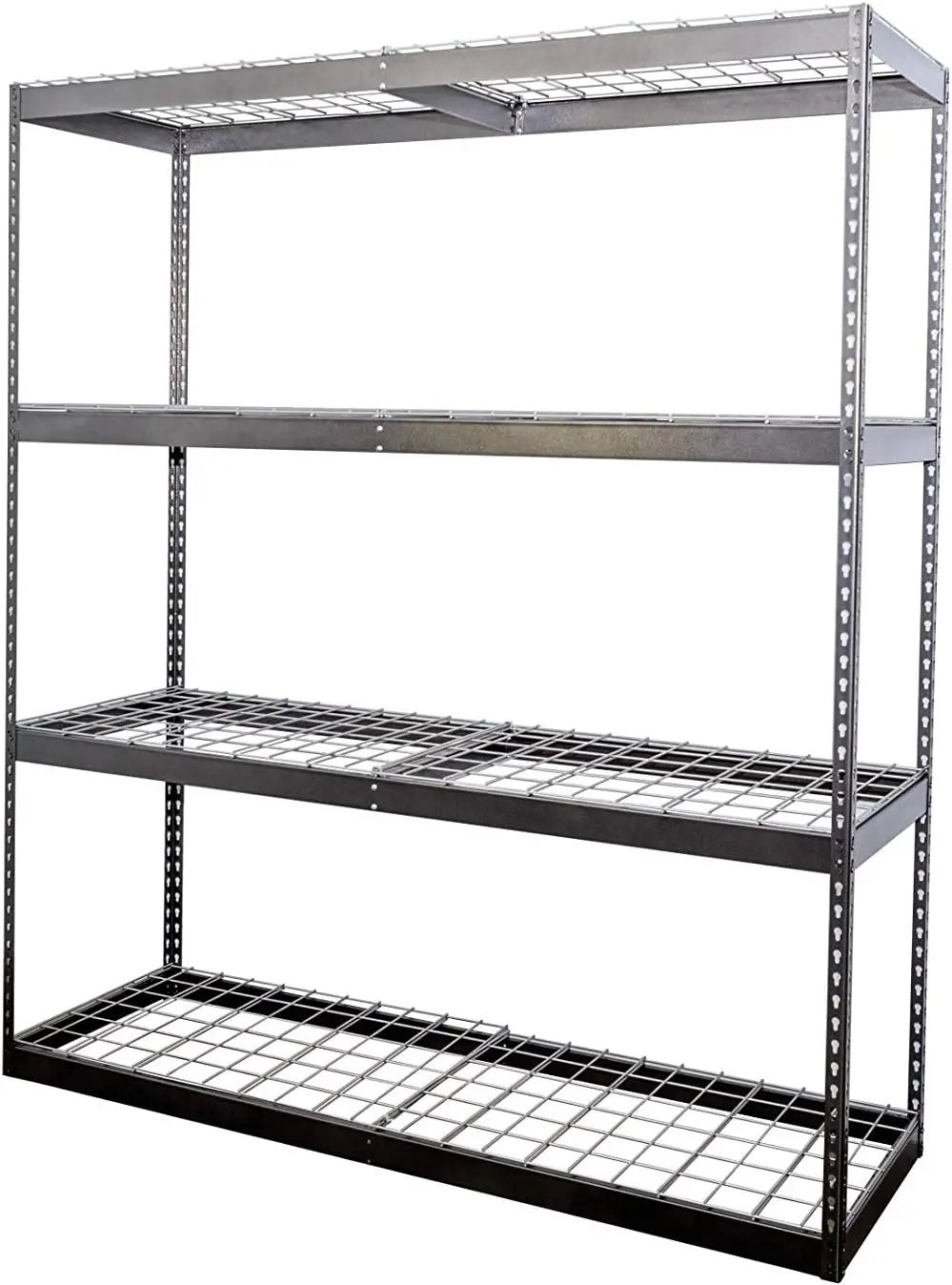 M4Racks-Étagère de rangement pour étagères de garage, étagère de rangement pouvant contenir 500 livres par étagère T1, toutes les étagères en acier pour le stockage, facile à utiliser