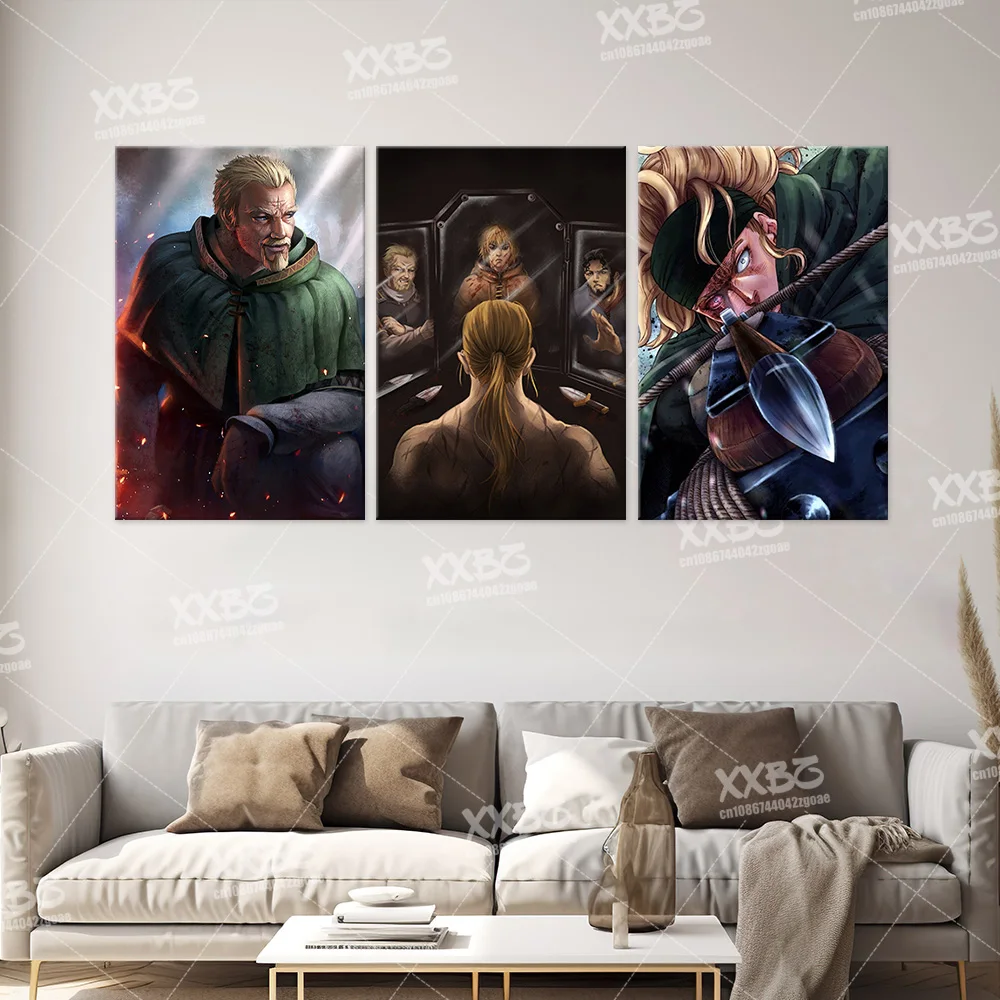 Vinland Saga Anime Paintings Thorfinn Karlsefni Wall Art Canvas Picture Askeladd HD Print Posters No Frame For Room Home Decor