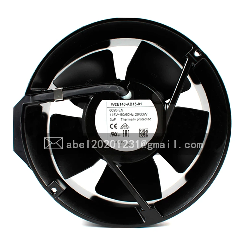 BRAND NEW ORIGINAL W2E143-AB15-06 W2E143-AB15-01 W2E143-AB15-98 AC 115V 26W/33W COOLING FAN 17251 17CM 172*51 MM