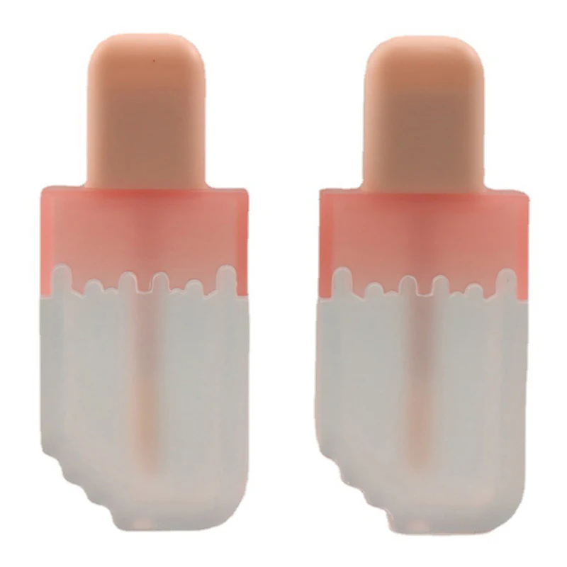 1 قطعة 5 مللي أنبوب ملمع الشفاه الفارغ الآيس كريم إعادة الملء الشفاه زجاجة بلسم لتقوم بها بنفسك الحاويات المحمولة زجاجات أنابيب ملمع الشفاه أدوات ماكياج #5