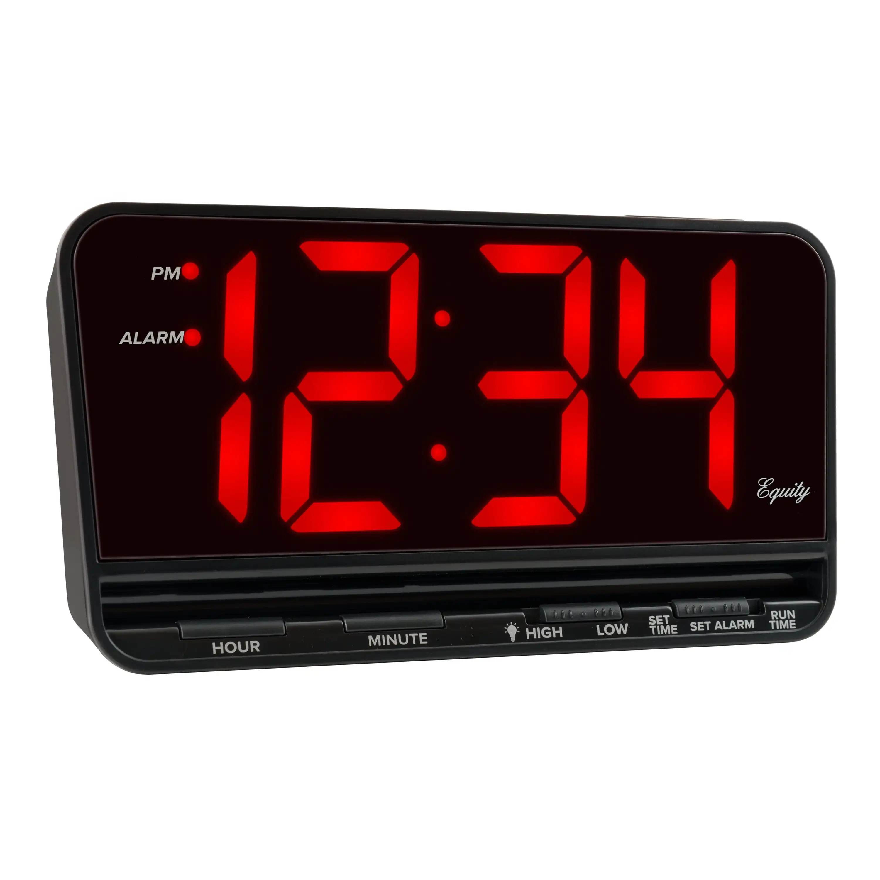 

30402 Extra-Large 3 in Red Led Electric Alarm Clock with High/Low Settings