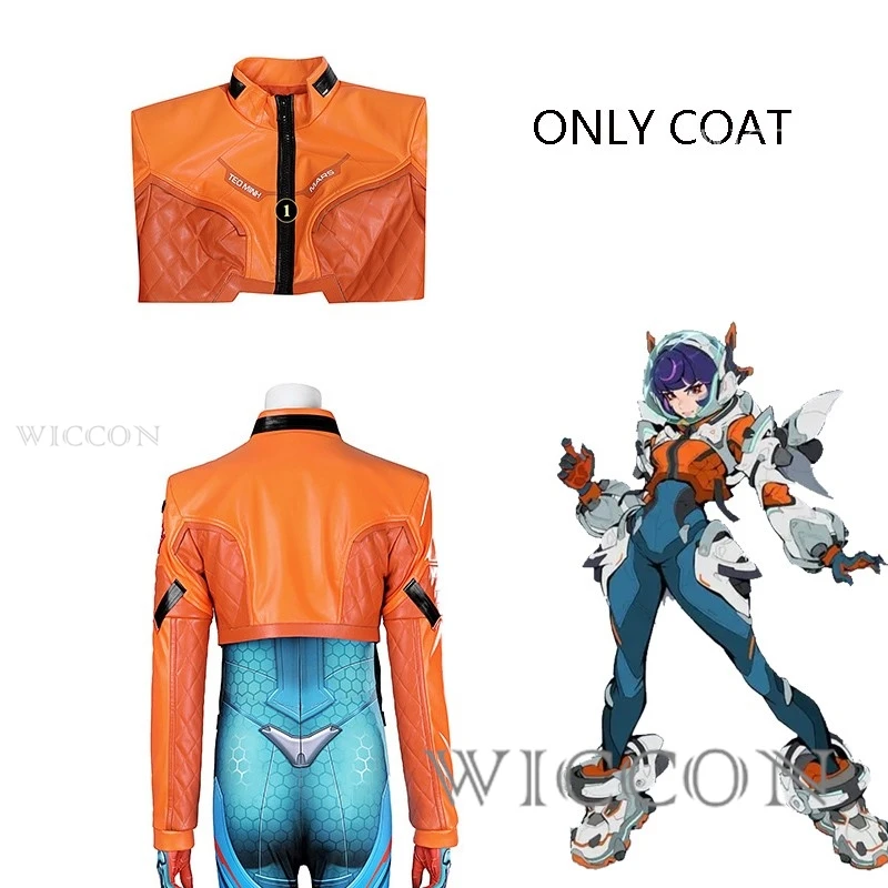 Game Overwatch 2 Juno Cosplay Clothes Costumes Wig Suit Fullset Support Hero Clothes Halloween Carnival Outfit Juno Teo Minh Wom