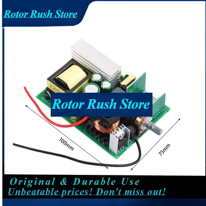 RoRuSMini Inverter Adjustable Energy-saving Motor Head Circuit Board 12V Booster Switch Power Supply