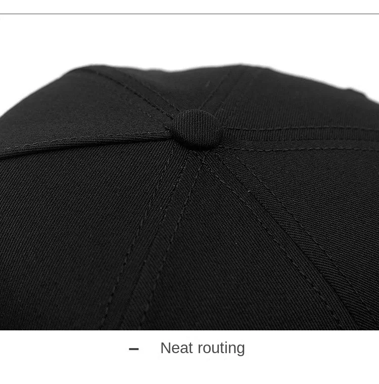 Übergroße XXL-Baseballkappen, verstellbare Papa-Hüte, kurze Rechnung für große Köpfe, 58–60 cm, 60–65 cm, extra große Golfmützen mit niedrigem Profil – Detail 9