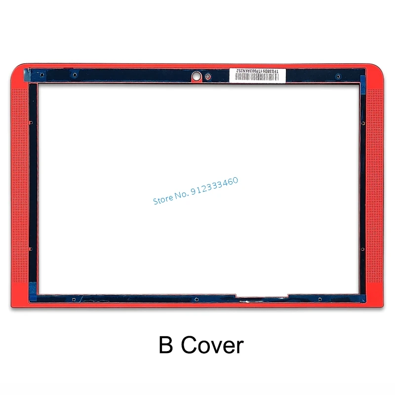 Tampa traseira para laptop HP LCD tampa traseira superior, moldura frontal, tampa da dobradiça, caixa base inferior, Shell A B D, vermelho, X2 210 G2 10-P TPN-Q180, novo