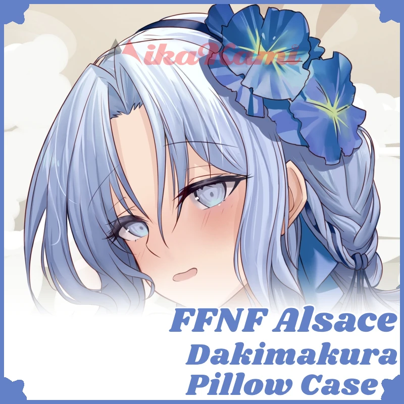 FFNF Alsace Dakimakura Azur Lane Game Pillow Case Hugging Sexy Cushion Cover Otaku Full Body Pillowcase Home Bedding Decor Gift