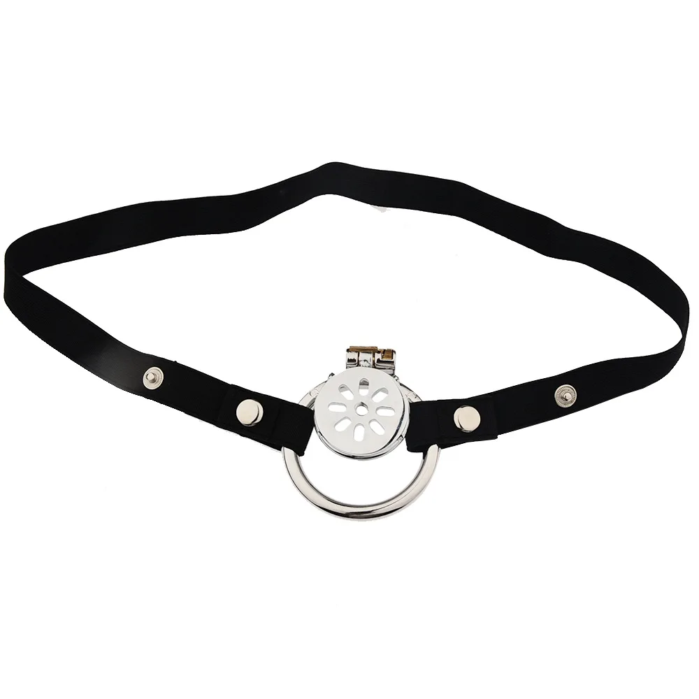 Metal Chastity Cage Lock Male 2 Type Cock Cage Penis Ring Masturbation SM Gay Chastity Devices Adult Sex Toys For Men