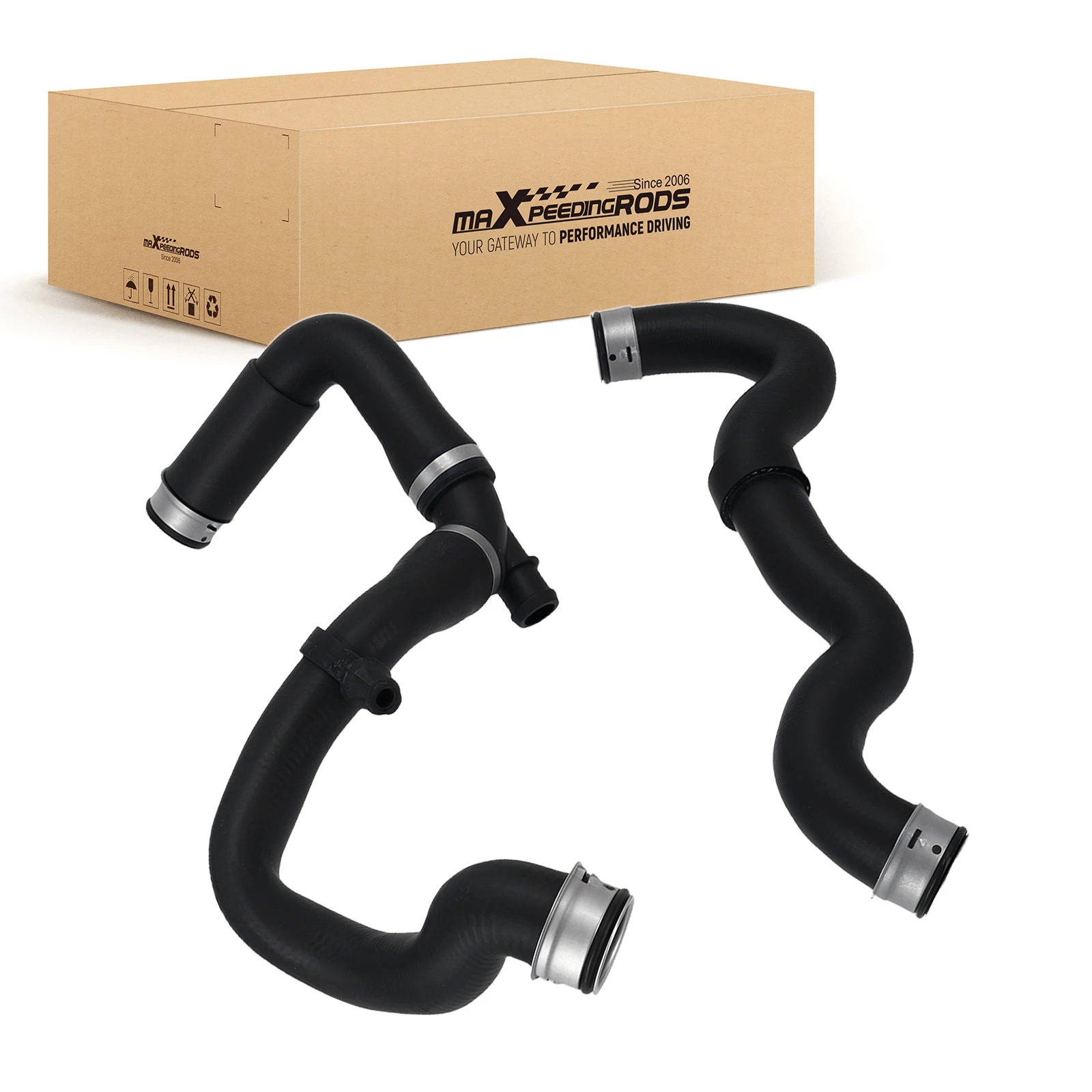 

Комплект новых черных шлангов охлаждающей жидкости (верхний и нижний) для Mercedes-Benz C230 03-05, артикул 2035010982