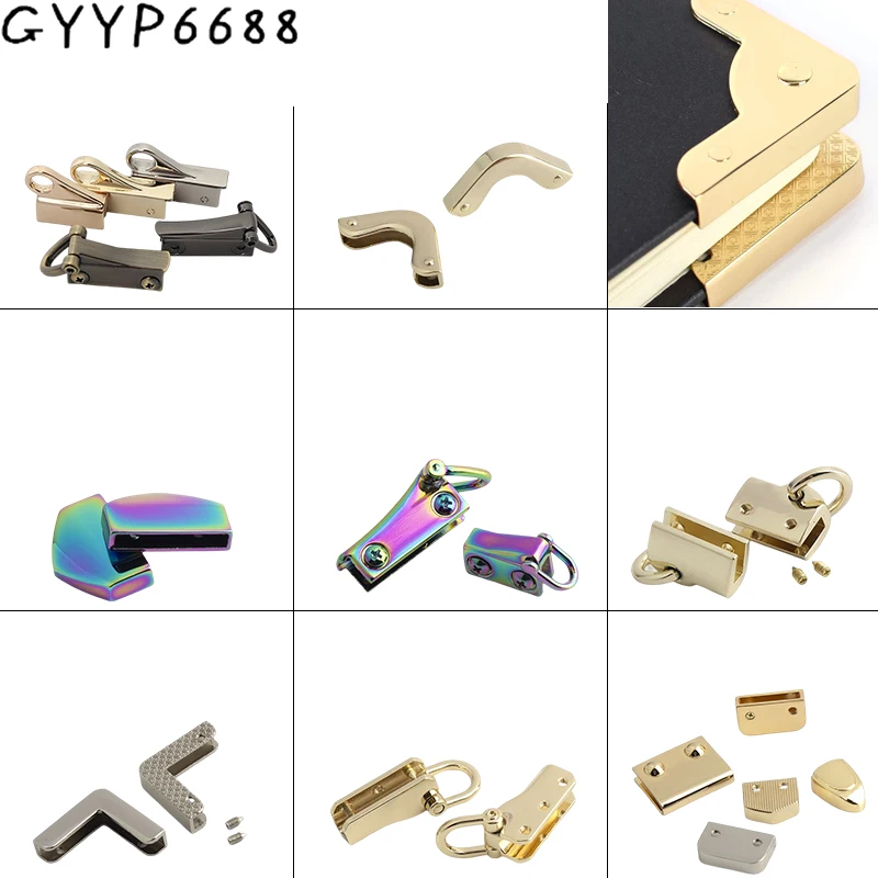 

Metal Tail Clip Clasp Buckles For Bags Handbags Purse Strap Zippers End Rope Cord Stopper Hook Screw Decor Hardware Accessories