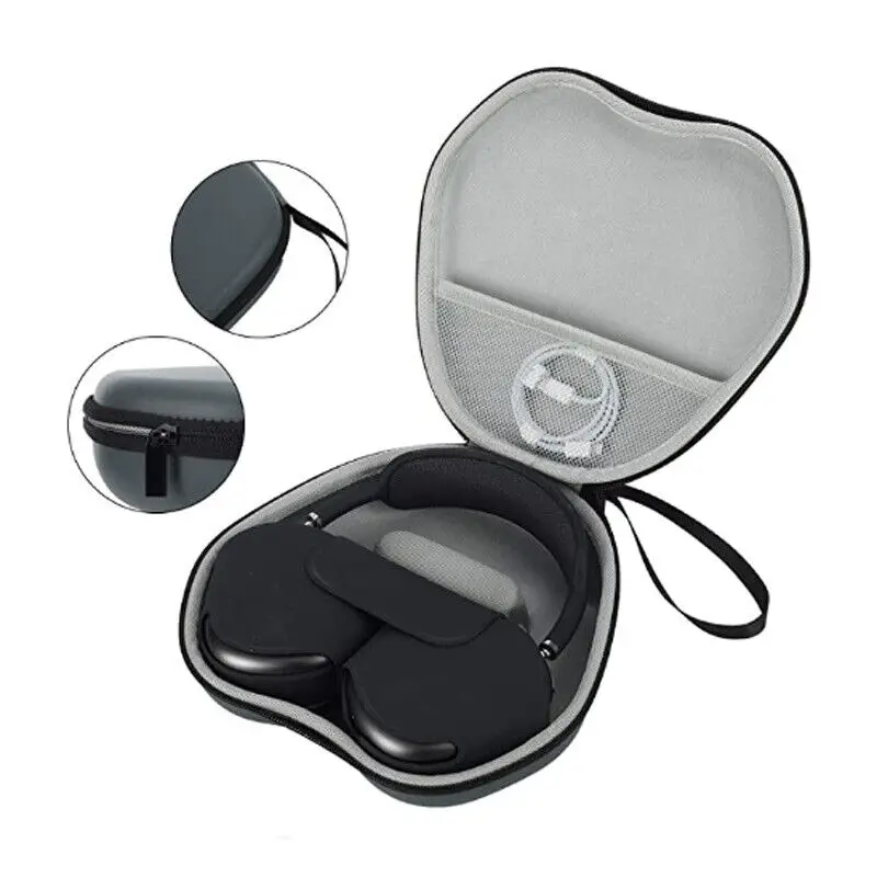 Hard Storage Travel Carrying Case for Apple AirPods Max Headphone Cover Bag Grey