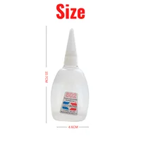 Pegamento de cianoacrilato seco instantáneo, adhesivo fuerte, suministros de oficina, unión rápida