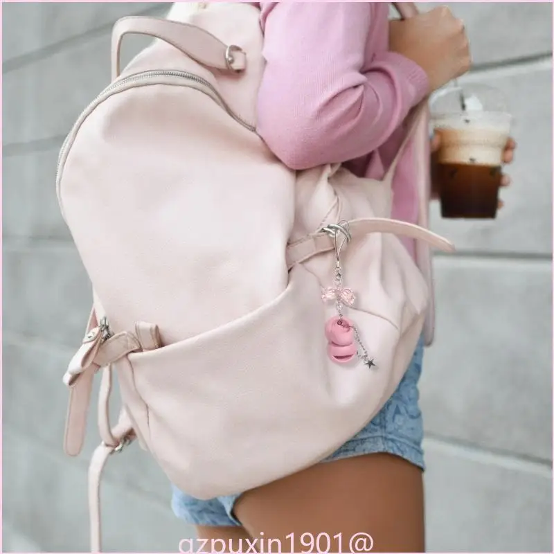57qa Charme Schlüsselbund Neuheit Keyring Acryl Bowknot Bag Accessoire Telefonkette – Detail 2