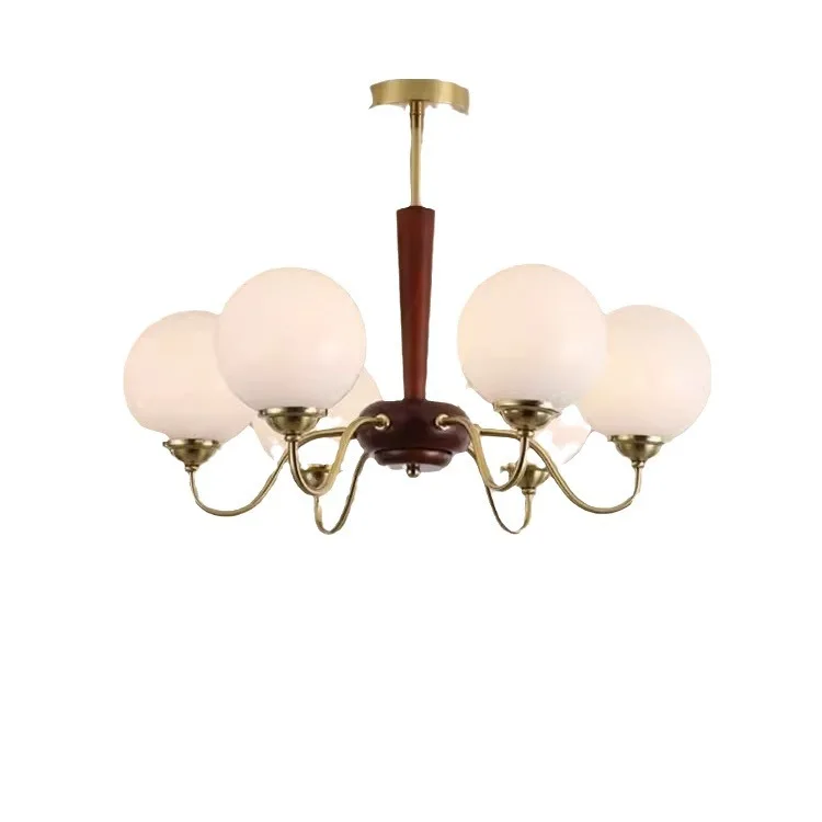 

Cream Wind Chandelier, Retro, American, Restaurant Light