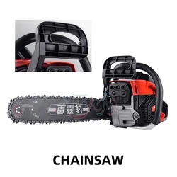 Chain saw gasoline saw high-power oil saving tree cutting artifact household chain saw wood cutting saw portable multi-function