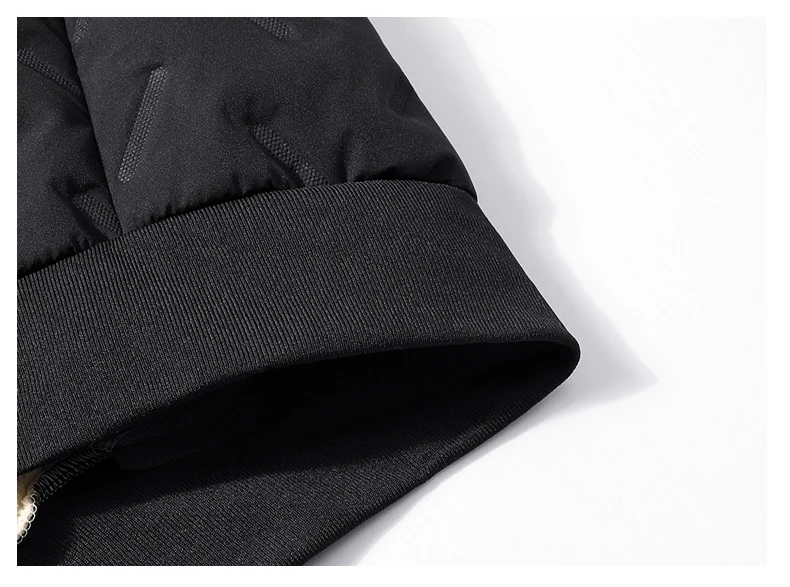 Neue Winddichte Herrenjacken, Wasserabweisende Freizeitjacken mit Reißverschluss, Schwere Parkas, Sportliche Outdoor-Warme Dicke Streetwear – Detail 10
