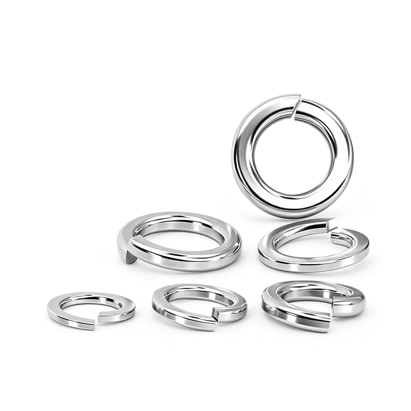 Picture 3: 316 Stainless Steel Anti‑loose Spring Washers GB93 Square Ends Split Spring Lock Washer Elastic Lock Washer Gasket M2‑M30