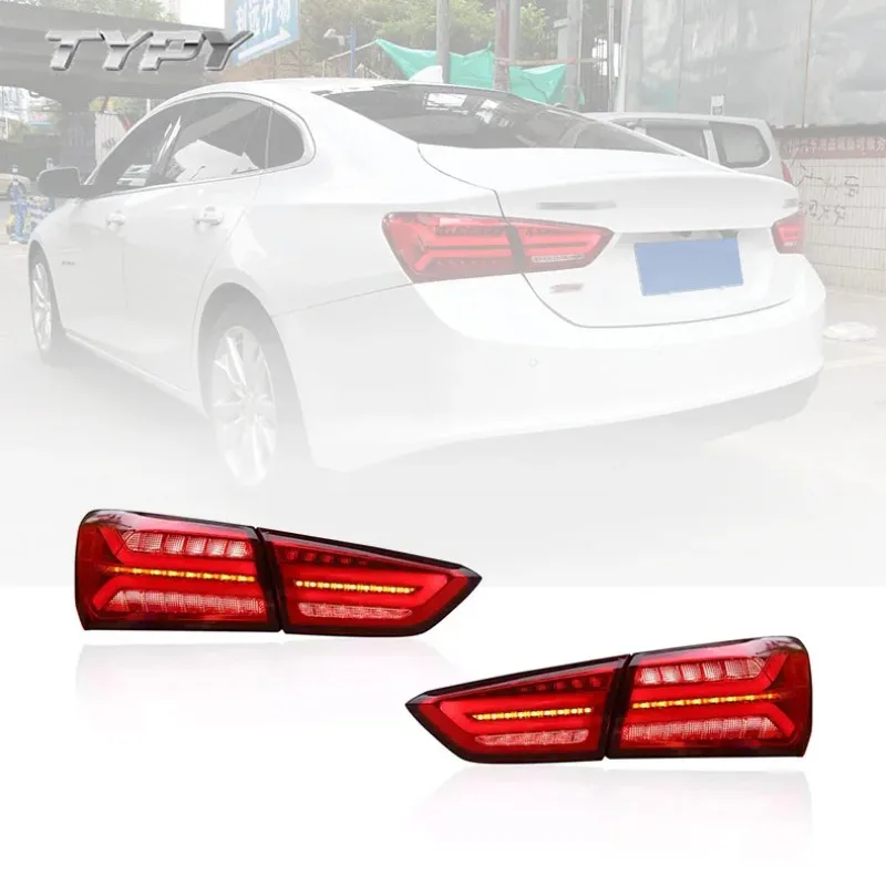 

Car Tail Lamp Assembly Modified LED Taillight Running Lights Brake Lights Turn Signal For Chevrolet Malibu XL 2016-2018
