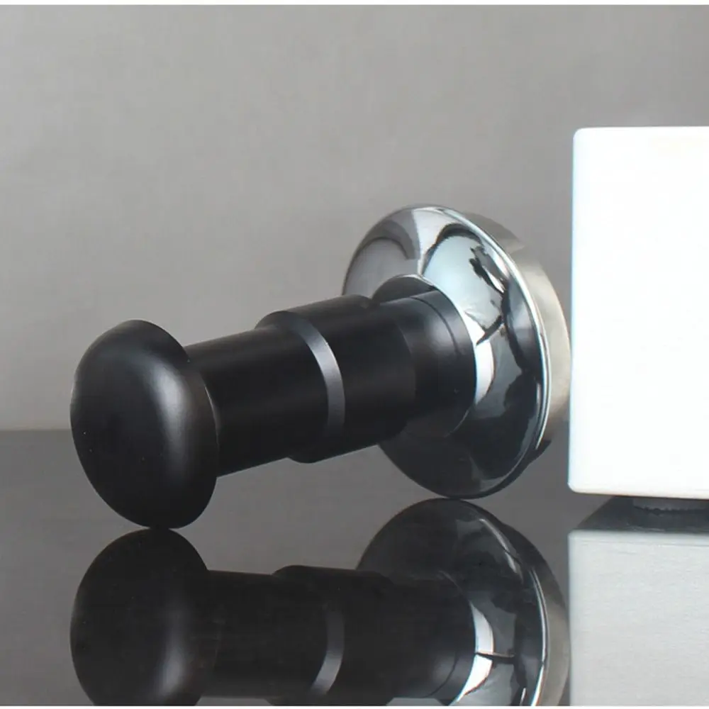 Reusable 51/53/58mm Coffee Tamper Save Effort Fixed Force Double Spring Tamper Ripple Base Spring Loaded Coffee Leveler Home