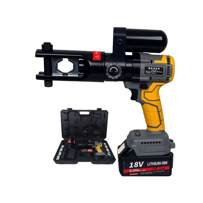 

Rechargeable Hydraulic Pliers Copper Nose Terminal Crimping for Electrician 18V/5.0Ah
