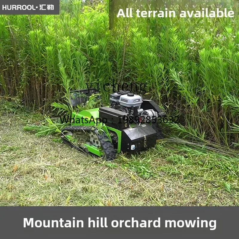TQH all-terrain remote control crawler mower self-powered lawn mower  photovoltaic orchard forest mowing  Manufacturer