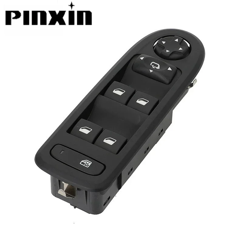 

PinXin 98060866ZE Master Electric Window Lifter Control Switch Button For Peugeot 208 308 408 508 2010 2011 2012 2013 96666289ZE