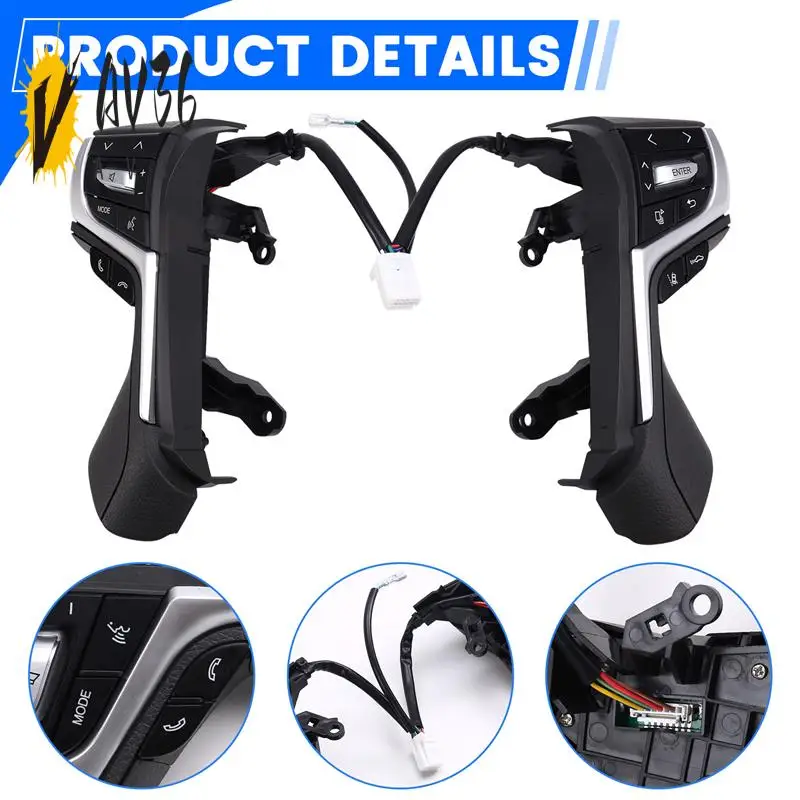 

AV36-84250-60440 Steering Wheel Audio Control Buttons Cruise Control Switch For Toyota Land Cruiser Prado GRJ150 KDJ150