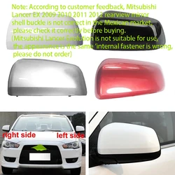 For Mitsubishi Lancer EX 2009 2010 2011 2012 Car Accessories Reversing Mirrors Cover Rearview Mirror Housing Shell Color Painted