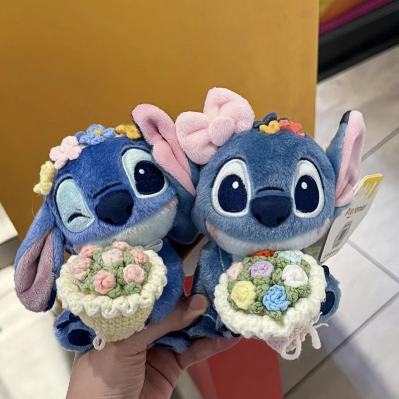 

2025 New Arrival High Quality Stitch Doll Hanging Ornament Cute Flower Stitch Bag Hanging Ornament Birthday Gift Girl Gifts