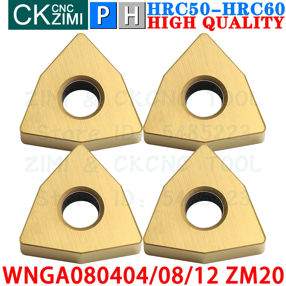 

WNGA080404 WNGA080408 WNGA080412 ZM20 Carbide Inserts External Turning Inserts Tools CNC Metal Lathe Cutter Tools Hardened steel