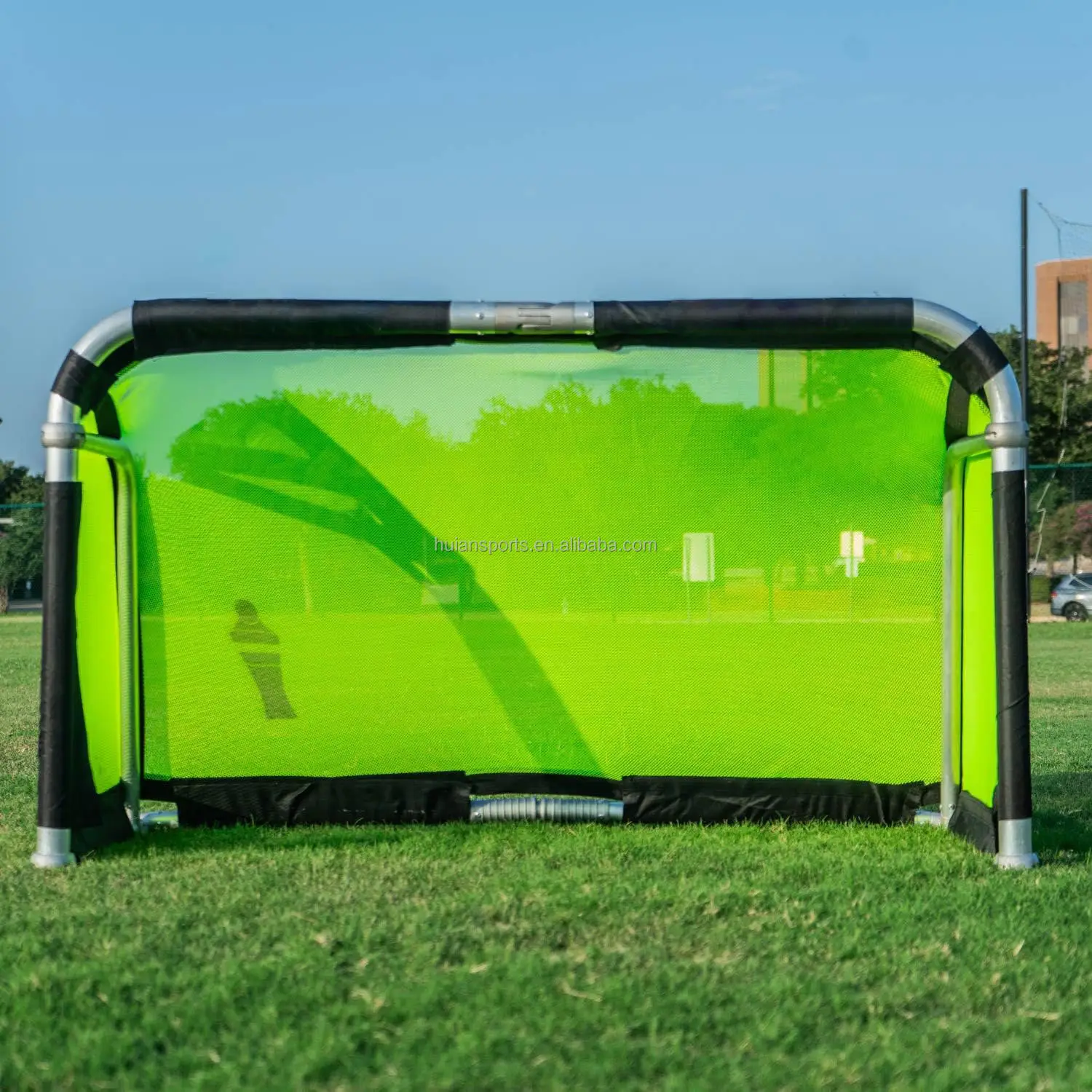 Porta da calcio pieghevoli in alluminio Mini rete da allenamento portatile per bambini e adulti Pratica sportiva all'aria aperta