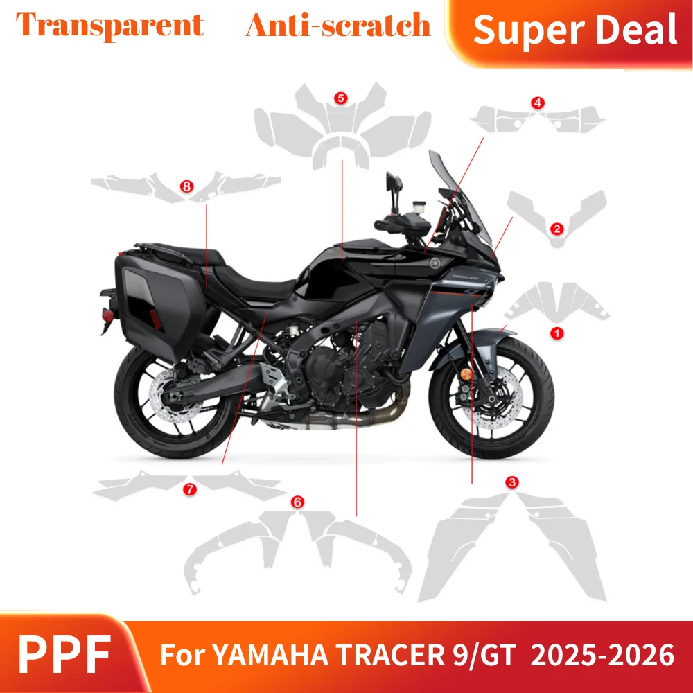 

For 2026 YAMAHA TRACER 9 PPF TPU Protective Film Self-Healing Full Body Paint Protection Scratch Resistant Kit 9gt 2025 2026