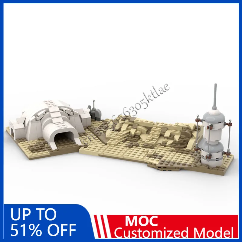 

Новинка, 356 шт., серия MOC Star Battle, модель Homestead, строительные блоки, кирпичи, сделай сам, креативная сборка, развивающие игрушки, подарки для детей