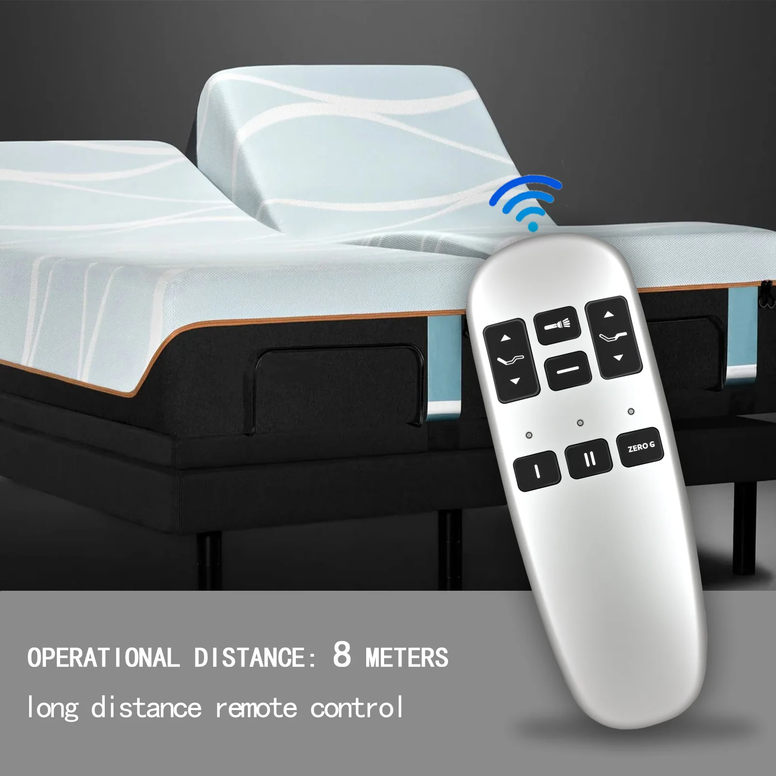 ใหม่ RF373E JLDK 28.10.07 รีโมทคอนโทรลสําหรับ Ertion ปรับฐานเตียง