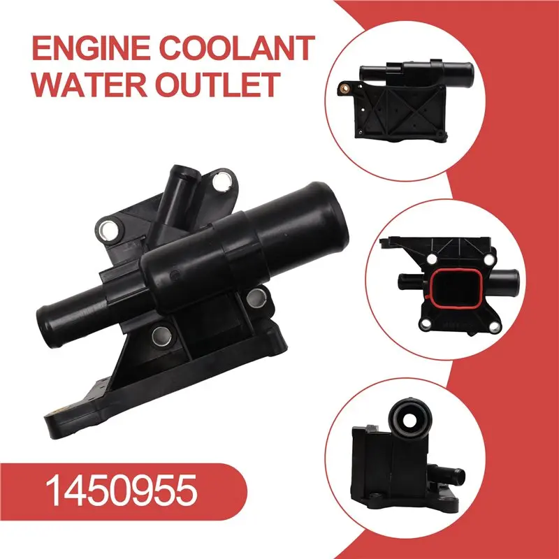 AB16-Engine Coolant Water Outlet 6S4Z-8K556-A 85928 6S4G8K556AA For Ford Escape Transit Connect