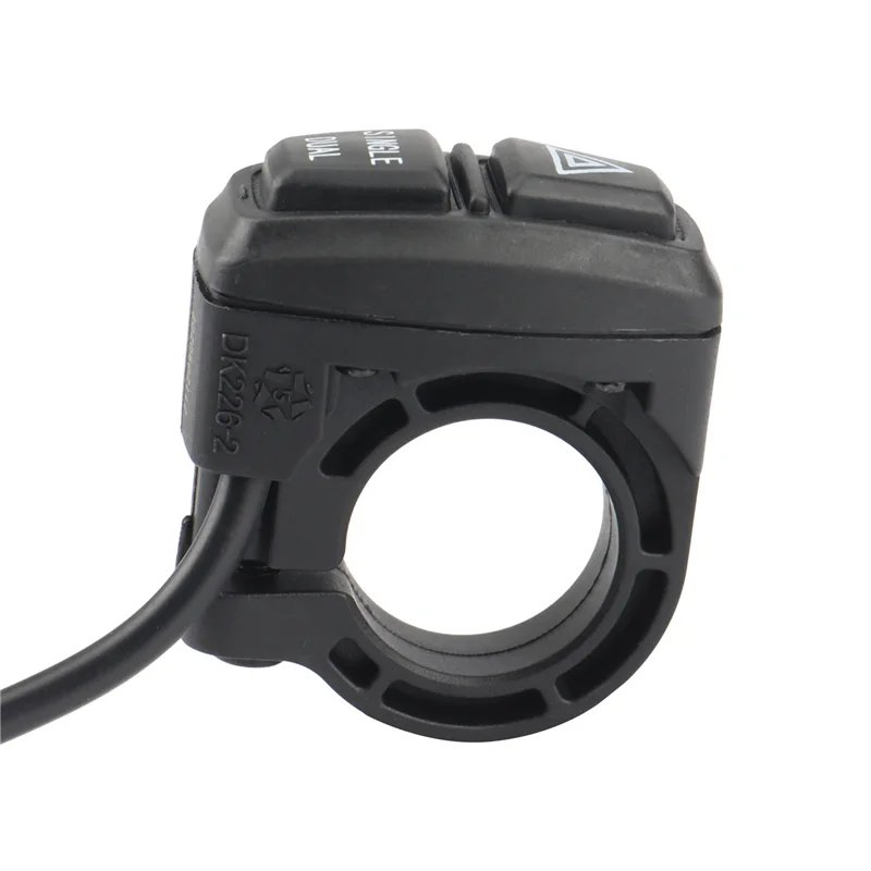 B06C-2X مفتاح مزدوج واحد + مفتاح تحذير الخطر/مؤشر ل سكوتر كهربائي دراجة دراجة ثلاثية العجلات Mtb Atv EV لتقوم بها بنفسك تحويل