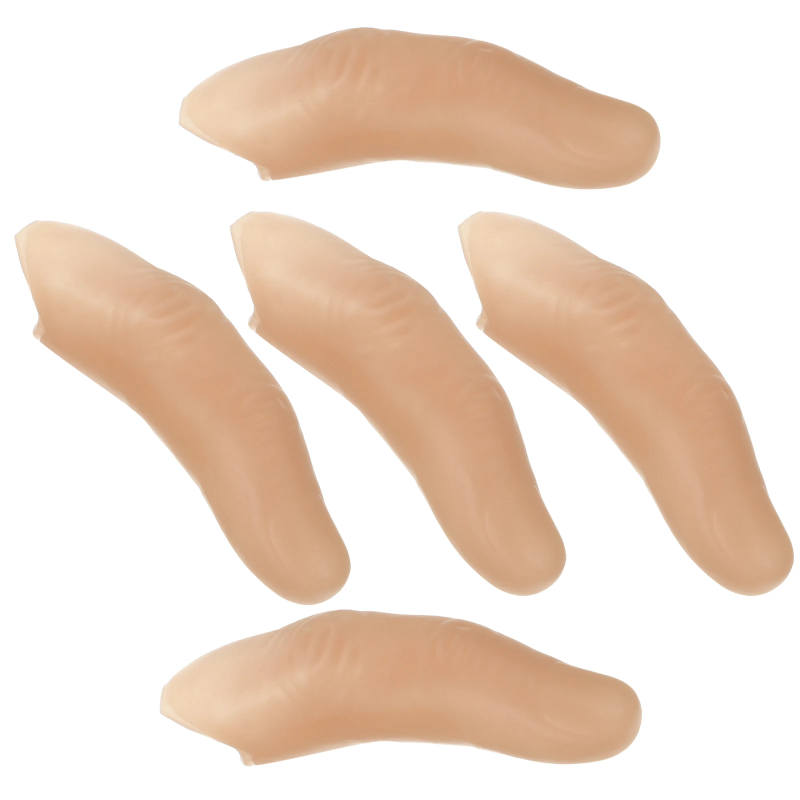 

5pcs Simulation Long Fingers Soft Durable Halloween Party Props Perfect Novelty Gift Trick Accessories Nail Tools